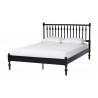 Baxton Studio Callison Spindle Full Platform Bed in Black - angled - Baxton Studio Callison Spindle Full Platform Bed in Black - angled