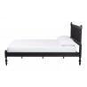 Baxton Studio Callison Spindle Queen Platform Bed in Black - side - Baxton Studio Callison Spindle Queen Platform Bed in Black - side