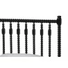 Baxton Studio Callison Spindle Full Platform Bed in Black - detail - Baxton Studio Callison Spindle Full Platform Bed in Black - detail