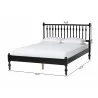 Baxton Studio Callison Spindle Full Platform Bed in Black - dimes - Baxton Studio Callison Spindle Full Platform Bed in Black - dimes