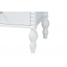 Baxton Studio Callison Spindle Nightstand in White - leg - Baxton Studio Callison Spindle Nightstand in White - leg