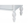 Baxton Studio Callison Spindle Queen 4-Piece Bedroom Set with two nightstands in White - leg 2