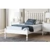 Baxton Studio Callison Spindle Twin Platform Bed in White - lifestyle - Baxton Studio Callison Spindle Twin Platform Bed in White - lifestyle