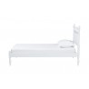 Baxton Studio Callison Spindle Twin Platform Bed in White - side - Baxton Studio Callison Spindle Twin Platform Bed in White - side