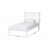 Baxton Studio Callison Spindle Twin Platform Bed in White - dimes - Baxton Studio Callison Spindle Twin Platform Bed in White - dimes