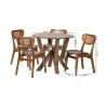 Crystal 5-Piece Dining Set - dimes - Crystal 5-Piece Dining Set - dimes