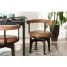 Baxton Studio Delacruz Swivel Dining Chair - Lifestyle - Baxton Studio Delacruz Swivel Dining Chair - Lifestyle