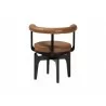 Baxton Studio Delacruz Swivel Dining Chair - Back - Baxton Studio Delacruz Swivel Dining Chair - Back