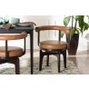 Baxton Studio Delacruz Swivel Dining Chair - Lifestyle 2