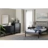 Baxton Studio Denita Spindle Twin 4-Piece Bedroom Set in Black - lifestyle - Baxton Studio Denita Spindle Twin 4-Piece Bedroom Set in Black - lifestyle