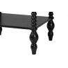 Baxton Studio Denita Spindle Full 3-Piece Bedroom Set in Black - leg - Baxton Studio Denita Spindle Full 3-Piece Bedroom Set in Black - leg