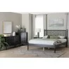 Baxton Studio Denita Spindle Queen 4-Piece Bedroom Set in Black -  - Baxton Studio Denita Spindle Queen 4-Piece Bedroom Set in Black - 