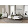 Baxton Studio Denita Spindle Queen 4-Piece Bedroom Set with two nightstands in White - lifestyle - Baxton Studio Denita Spindle Queen 4-Piece Bedroom Set with two nightstands in White - lifestyle
