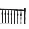 Denita Spindle Twin 4-Piece Bedroom Set in Black - bed detail - Denita Spindle Twin 4-Piece Bedroom Set in Black - bed detail