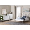 Baxton Studio Denita Spindle Twin 4-Piece Bedroom Set in White - lifestyle - Baxton Studio Denita Spindle Twin 4-Piece Bedroom Set in White - lifestyle