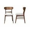 Baxton Studio Everwood 2-Piece Dining Chair Set - Side - Baxton Studio Everwood 2-Piece Dining Chair Set - Side