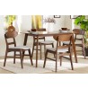 Baxton Studio Fremont Wood 5-Piece Dining Set - lifestyle
