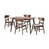 Baxton Studio Fremont Wood 5-Piece Dining Set  - set