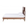 Baxton Studio Gemma Platform Bed - Side - Baxton Studio Gemma Platform Bed - Side