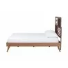 Baxton Studio Gemma Platform Bed - Side - Baxton Studio Gemma Platform Bed - Side