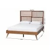Baxton Studio Gemma Platform Bed - Overall Dimes - Baxton Studio Gemma Platform Bed - Overall Dimes