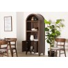 Baxton Studio Hayes Wood Cabinet with Arch Top - Lifestyle 2 - Baxton Studio Hayes Wood Cabinet with Arch Top - Lifestyle 2