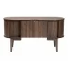 Baxton Studio Hayes Wood Writing Desk - Back - Baxton Studio Hayes Wood Writing Desk - Back