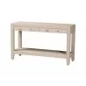 Baxton Studio Nira Faux Shagreen Console Table - Angled - Baxton Studio Nira Faux Shagreen Console Table - Angled