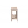 Baxton Studio Nira Faux Shagreen Console Table - Side