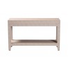 Baxton Studio Nira Faux Shagreen Console Table - Back