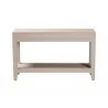 Baxton Studio Nira Faux Shagreen Console Table - Back - Baxton Studio Nira Faux Shagreen Console Table - Back