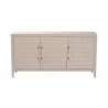 Baxton Studio Nira Faux Shagreen Sideboard  -  Front - Baxton Studio Nira Faux Shagreen Sideboard  -  Front
