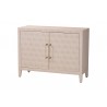 Baxton Studio Nira Faux Shagreen Storage Cabinet - Angled