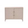 Baxton Studio Nira Faux Shagreen Storage Cabinet - Front