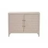 Baxton Studio Nira Faux Shagreen Storage Cabinet - Front - Baxton Studio Nira Faux Shagreen Storage Cabinet - Front
