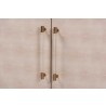 Baxton Studio Nira Faux Shagreen Storage Cabinet - Handle