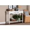 Baxton Studio Rafferty Distressed Console Table - Lifestyle - Baxton Studio Rafferty Distressed Console Table - Lifestyle