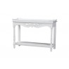 Baxton Studio Rafferty Distressed Console Table - Angled