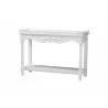 Baxton Studio Rafferty Distressed Console Table - Angled - Baxton Studio Rafferty Distressed Console Table - Angled