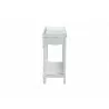 Baxton Studio Rafferty Distressed Console Table - Side - Baxton Studio Rafferty Distressed Console Table - Side