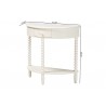 Baxton Studio Raynera Bobbin-Leg Demilune Console Table - dimes
