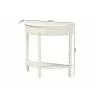 Baxton Studio Raynera Bobbin-Leg Demilune Console Table - dimes - Baxton Studio Raynera Bobbin-Leg Demilune Console Table - dimes