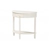 Baxton Studio Raynera Bobbin-Leg Demilune Console Table - angled