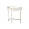 Baxton Studio Raynera Bobbin-Leg Demilune Console Table - angled - Baxton Studio Raynera Bobbin-Leg Demilune Console Table - angled