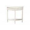 Baxton Studio Raynera Bobbin-Leg Demilune Console Table - front