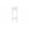 Baxton Studio Raynera Bobbin-Leg Demilune Console Table - side - Baxton Studio Raynera Bobbin-Leg Demilune Console Table - side