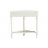 Baxton Studio Raynera Bobbin-Leg Demilune Console Table - back