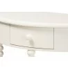 Baxton Studio Raynera Bobbin-Leg Demilune Console Table - top - Baxton Studio Raynera Bobbin-Leg Demilune Console Table - top