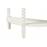 Baxton Studio Raynera Bobbin-Leg Demilune Console Table - leg - Baxton Studio Raynera Bobbin-Leg Demilune Console Table - leg