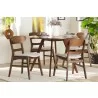 Baxton Studio Reva Wood 5-Piece Dining Set - lifestyle - Baxton Studio Reva Wood 5-Piece Dining Set - lifestyle